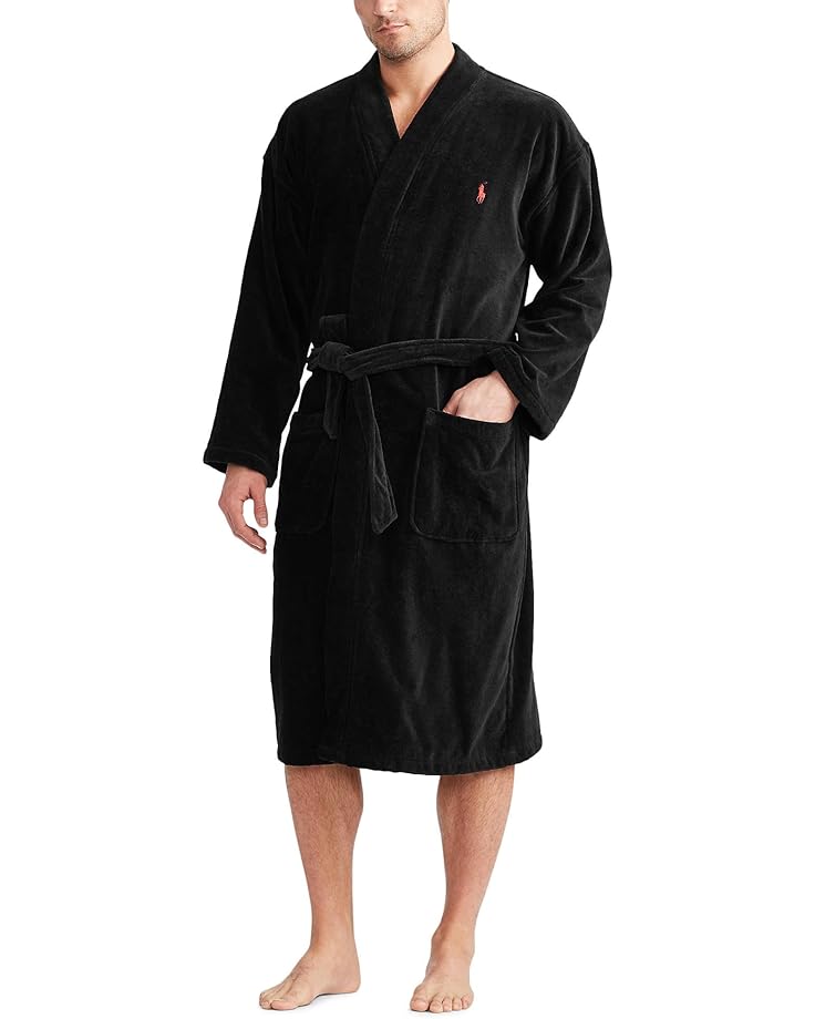 RL91PB Terry Velour Kimono Robe 000