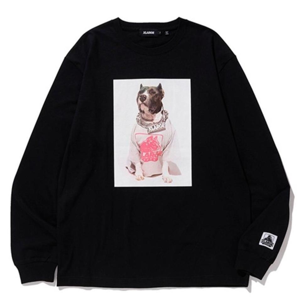 L/S TEE PITBULL BLACK