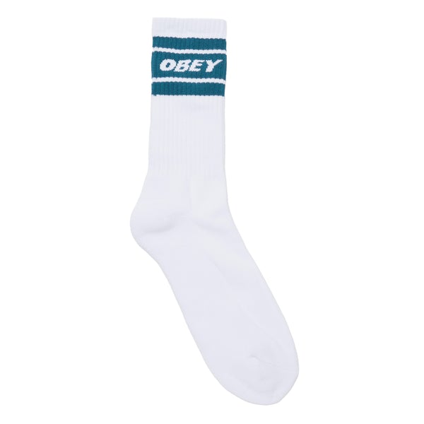 COOPER II SOCKS WHITE / DEEP OCEAN