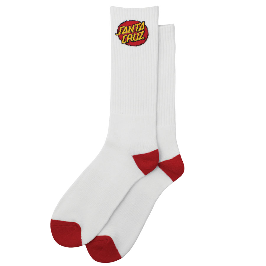 44641239 CRUZ SOCKS CREW APPAREL ACCESSORIES WHITE