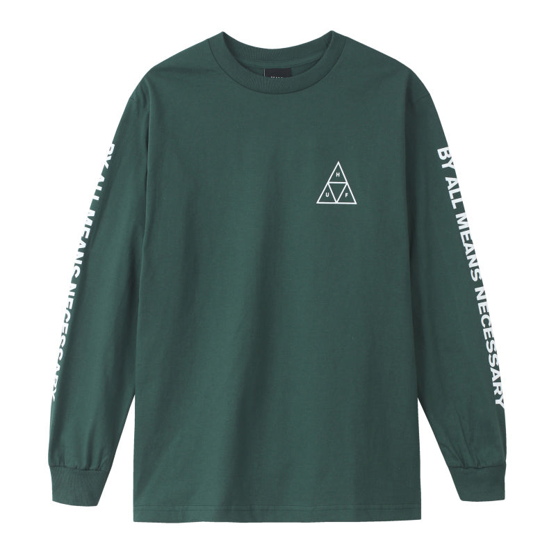 ESSENTIALS TT L/S TEE SYCAMORE