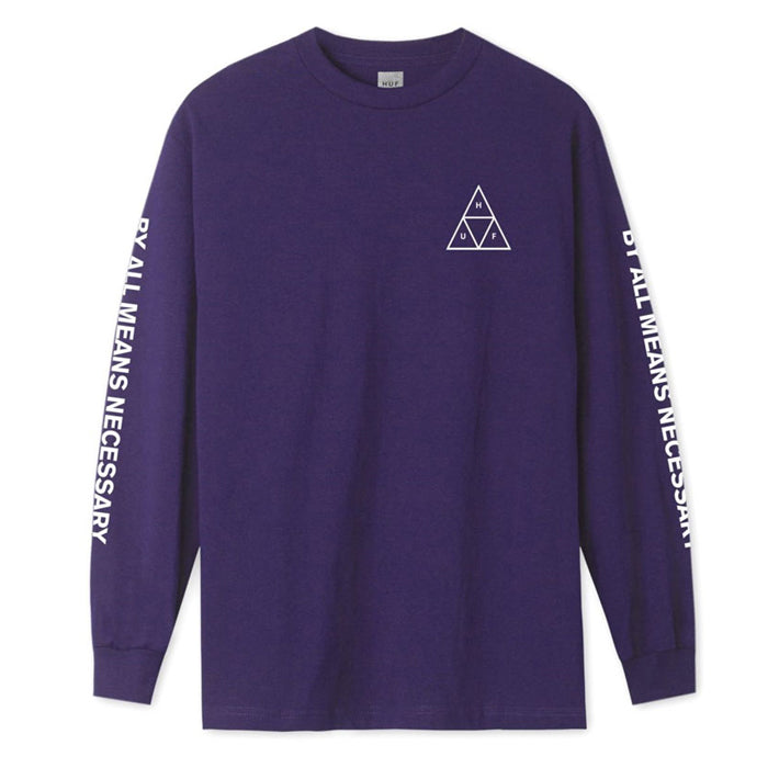 ESSENTIALS TT L/S TEE GRAPE