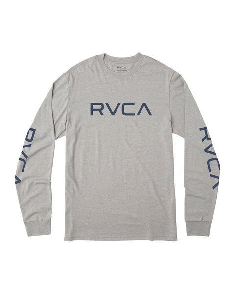 BIG RVCA LONG SLEEVE T-SHIRT BIG RVCA LS - grey noise