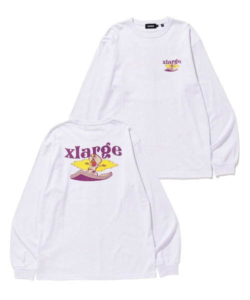 L/S TEE FLYING CARPET WHITE