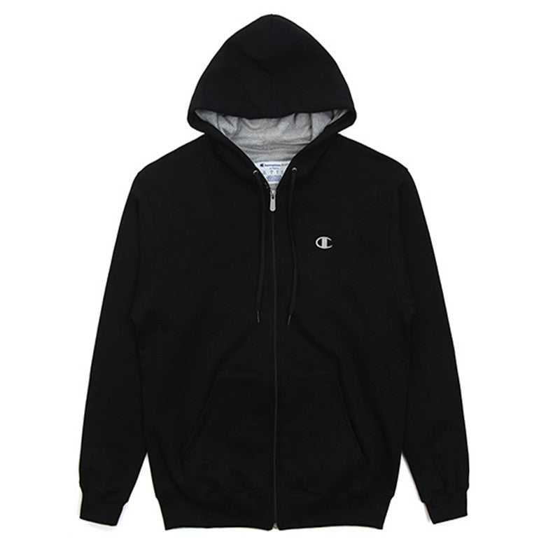 CHAMPION Men's Eco Fleece Full-Zip Hoodie Black