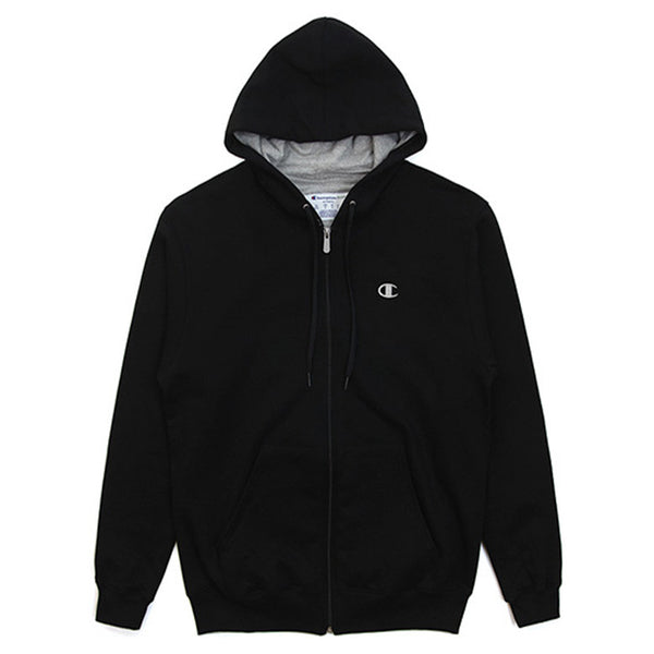 CHAMPION Men's Eco Fleece Full-Zip Hoodie Black