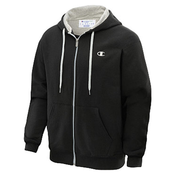 CHAMPION Men's Eco Fleece Full-Zip Hoodie Black