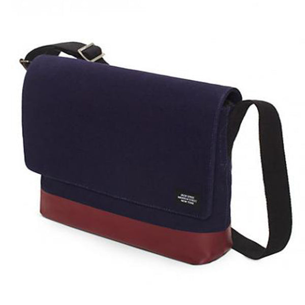Jack Spade Canvas Messenger Bag Navy/Marron