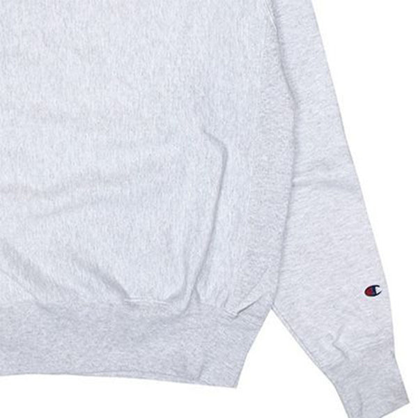 REVERSE WEAVE CREW NECK SILVER GREY