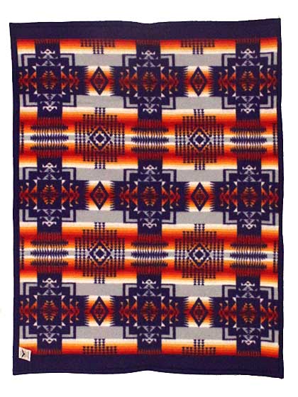 Chief Joseph Crib Blanket Purple