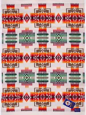 Chief Joseph Crib Blanket Ivory