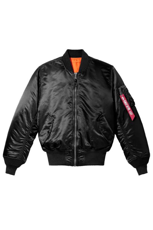 ALPHA MA-1 FLIGHT JACKET BLACK
