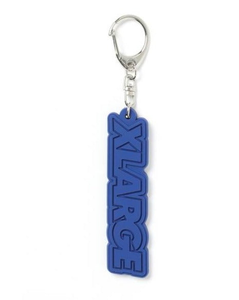 LOGO RUBBER KEYHOLDER BLUE