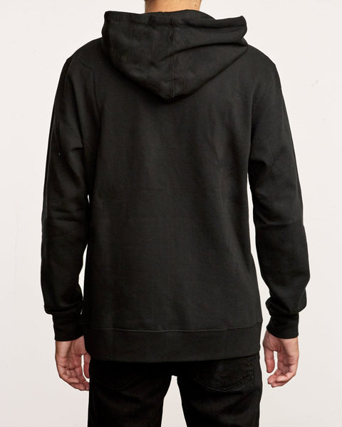 BIG RVCA HOODIE M602VRBR - Black