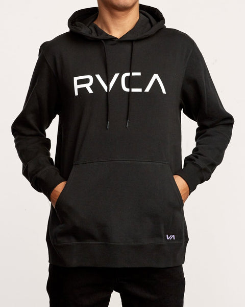 BIG RVCA HOODIE M602VRBR - Black