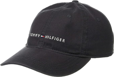 HILFIGER LOGO CAP	Black