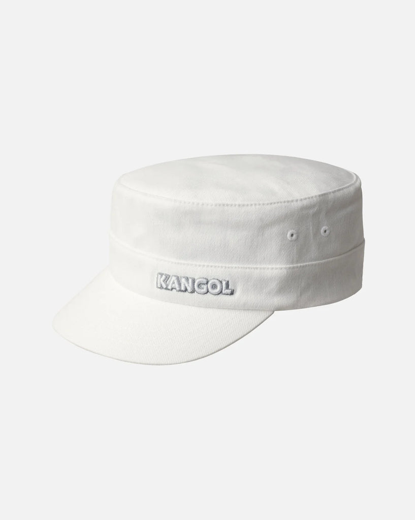 9720BC / Cotton Twill Army Cap - WHITE