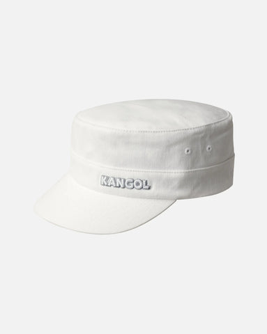 9720BC / Cotton Twill Army Cap - WHITE