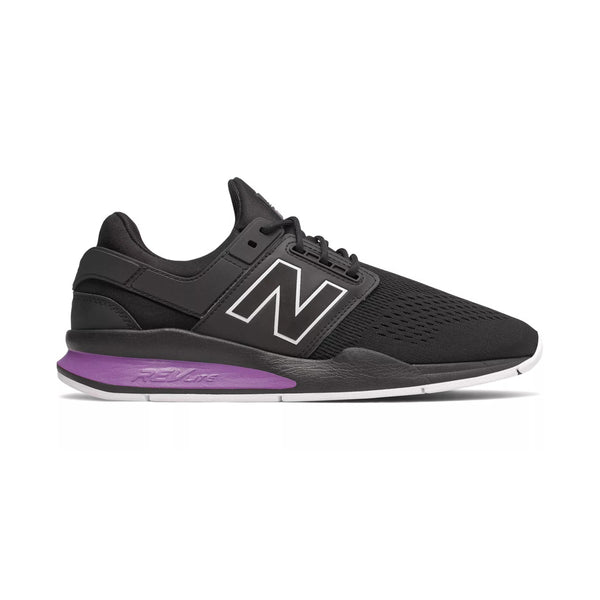 MS247TO Mens Sneakers - Black with Faded Violet