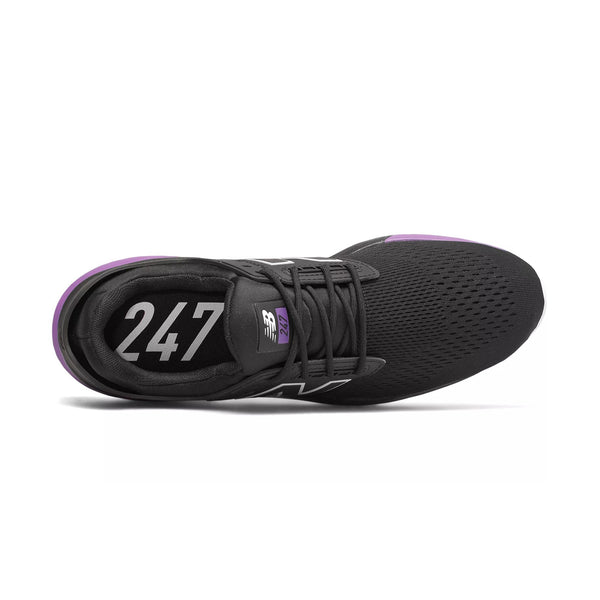 MS247TO Mens Sneakers - Black with Faded Violet