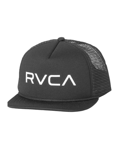 BOY'S RVCA TWILL SNAPBACK III HAT - black