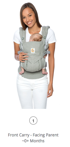 ergobaby carrier khaki Omni 360 Baby Carrier All-In-One: Cool Air Mesh