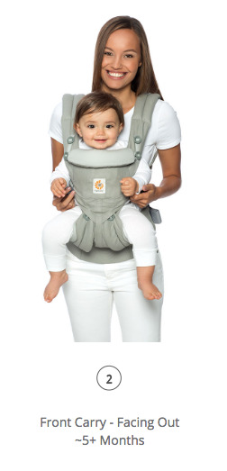 ergobaby carrier green Omni 360 Baby Carrier All-In-One: Cool Air Mesh