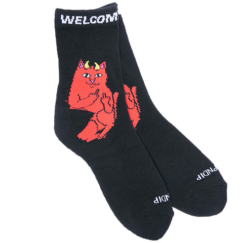 RND9157	Lord Devil Mid Socks	Black