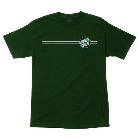 Other Dot S/S Regular T-Shirt Forest Green w/Black/Green