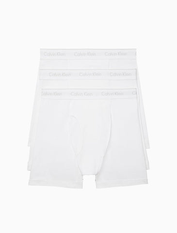 Cotton Classic Fit 3-Pack Boxer Brief White