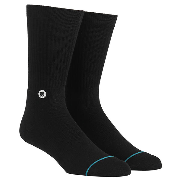 Stance Icon Solid Athletic Crew Sock Black