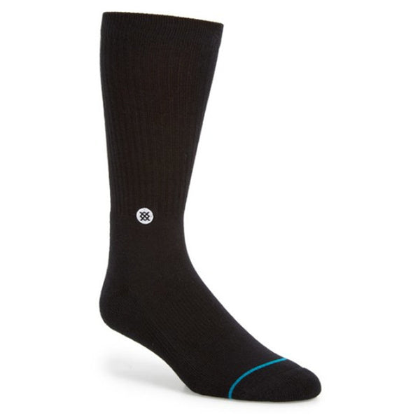 Stance Icon Solid Athletic Crew Sock Black