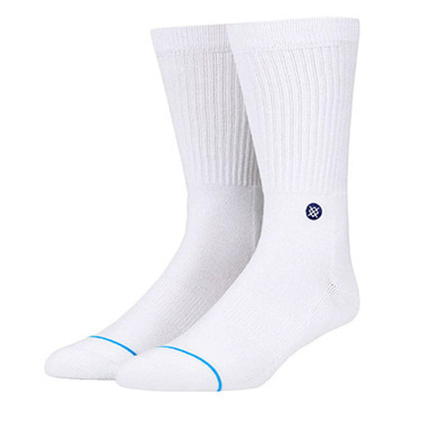 Stance Icon Solid Athletic Crew Sock White
