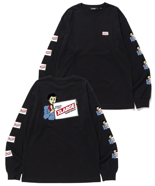 L/S TEE PRESENTATION BLACK