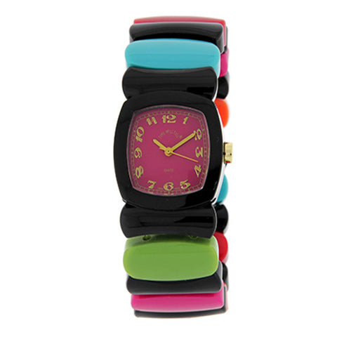 Time Will Tell Ladies Watch Rainbow BL/BR