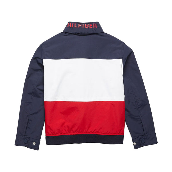 TH KIDS COLORBLOCK YACHTING JACKET -  Navy / White / Red