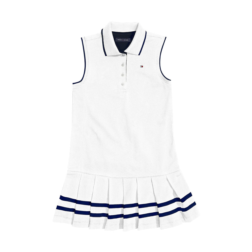 TH KIDS SLEEVELESS TENNIS DRESS - Cl White/Multi FORESTA LA