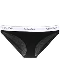 Modern Cotton Bikini Bottom Black